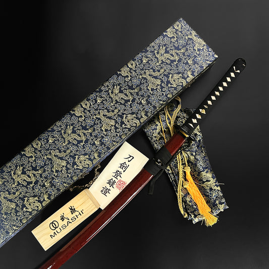 Musashi "Igusa Omote" Burgundy Katana