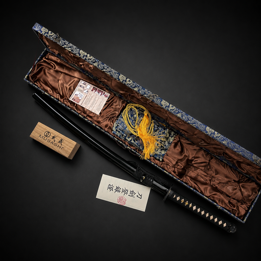 Musashi "Igusa Omote" Black Katana