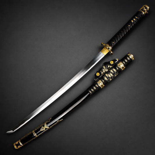 Musha Ceremonial Jintachi Katana (Black)