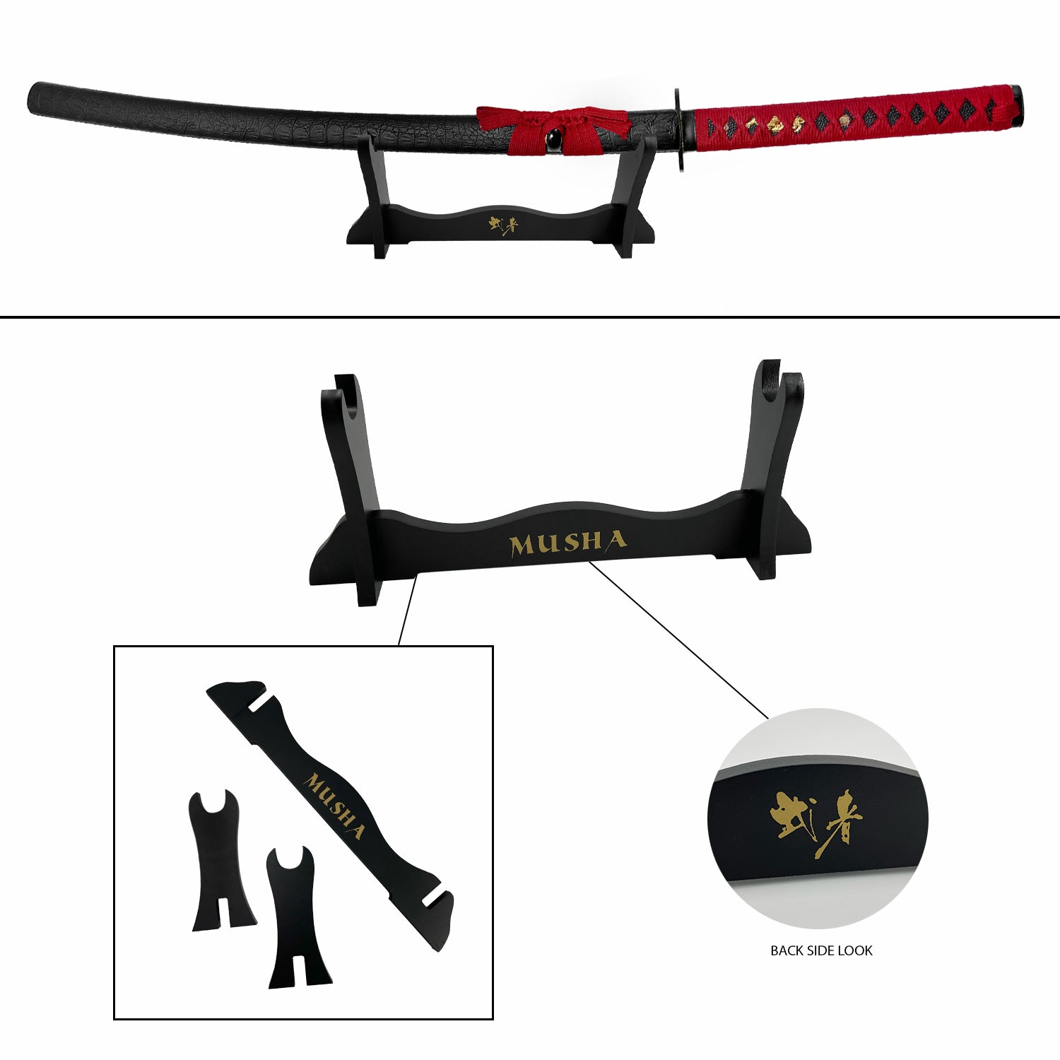 Katana for Sale - Musha "Coal" Samurai Sword | Musashi Swords