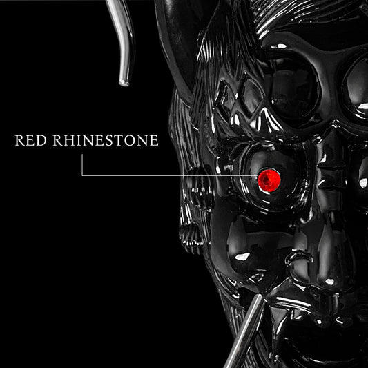 Decorative Black Demon Face Sai Holder