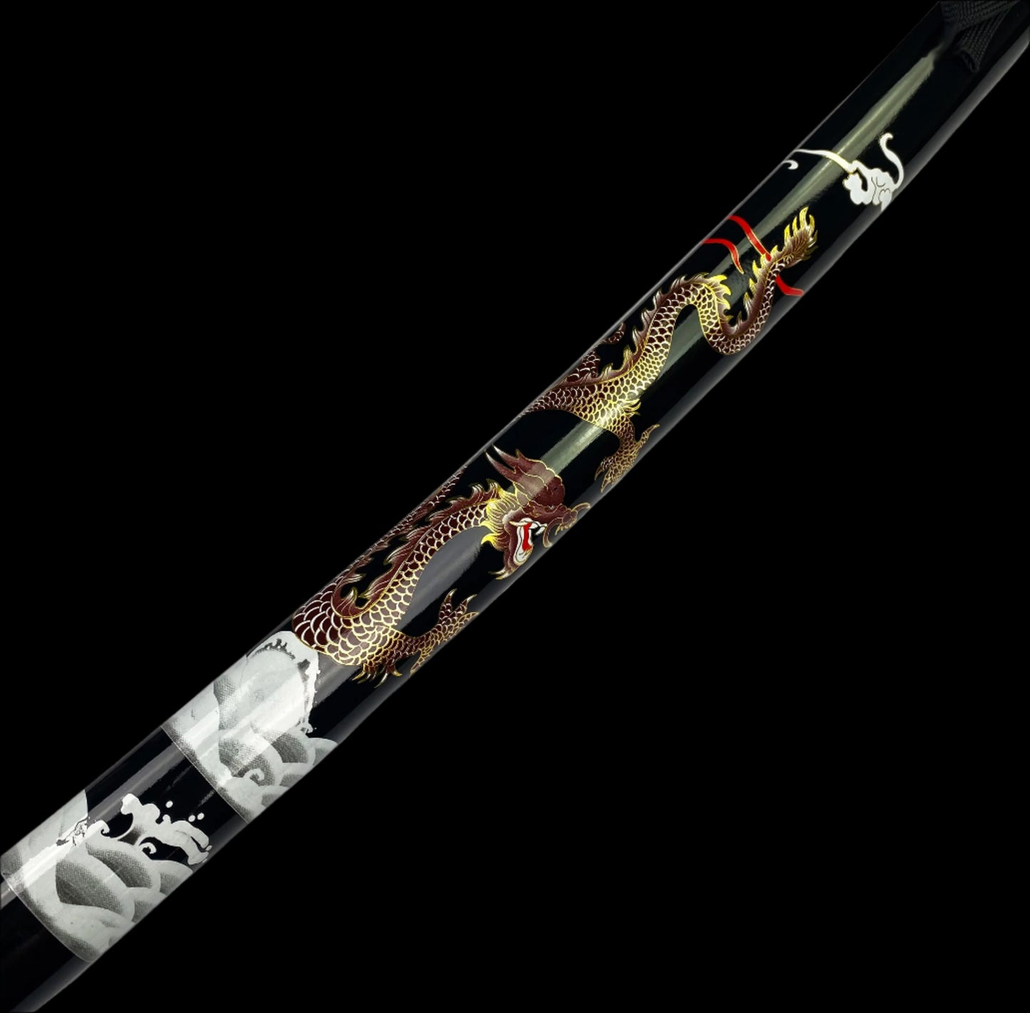 Bishamon Dragon Samurai Sword | Handcrafted Samurai Blade with Stand