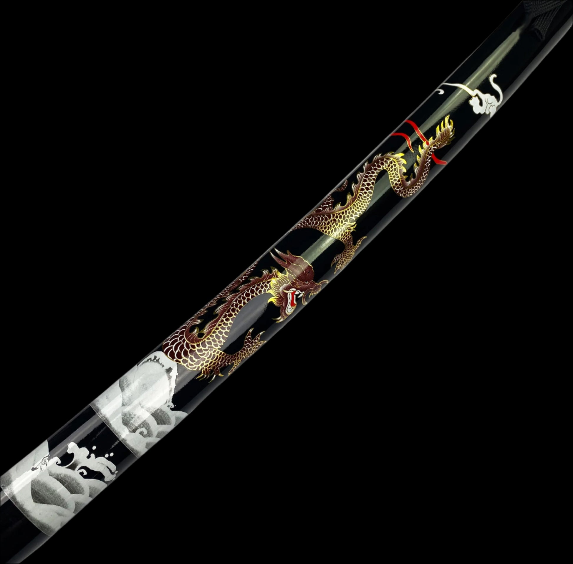 Bishamon Dragon Samurai Sword | Handcrafted Samurai Blade with Stand