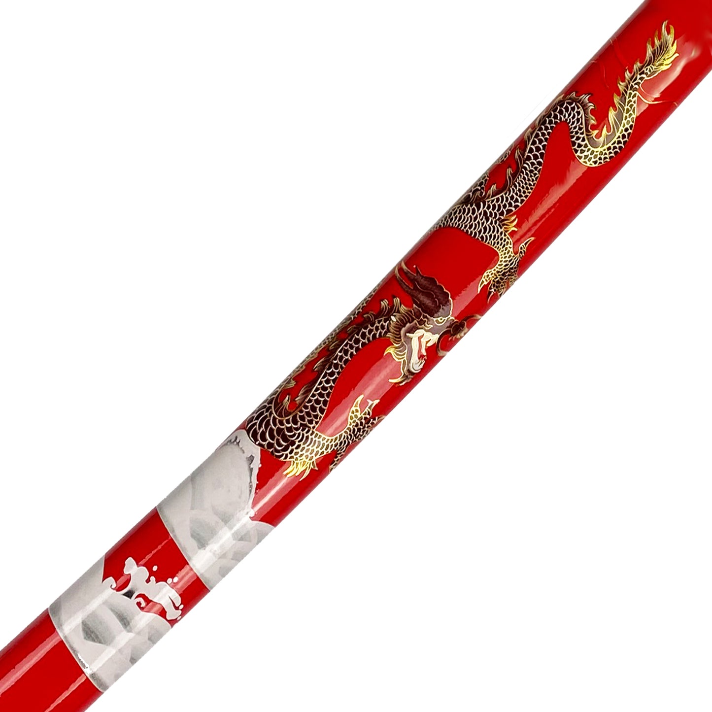 Wooden Scabbard Red Samurai Sword