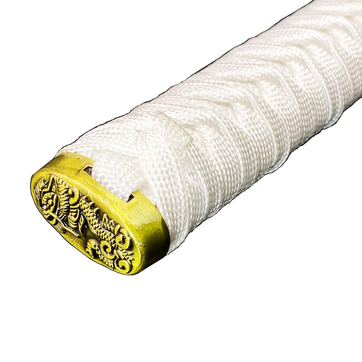 Bishamon Samurai Sword White Dragon Scabbard W/ Stand