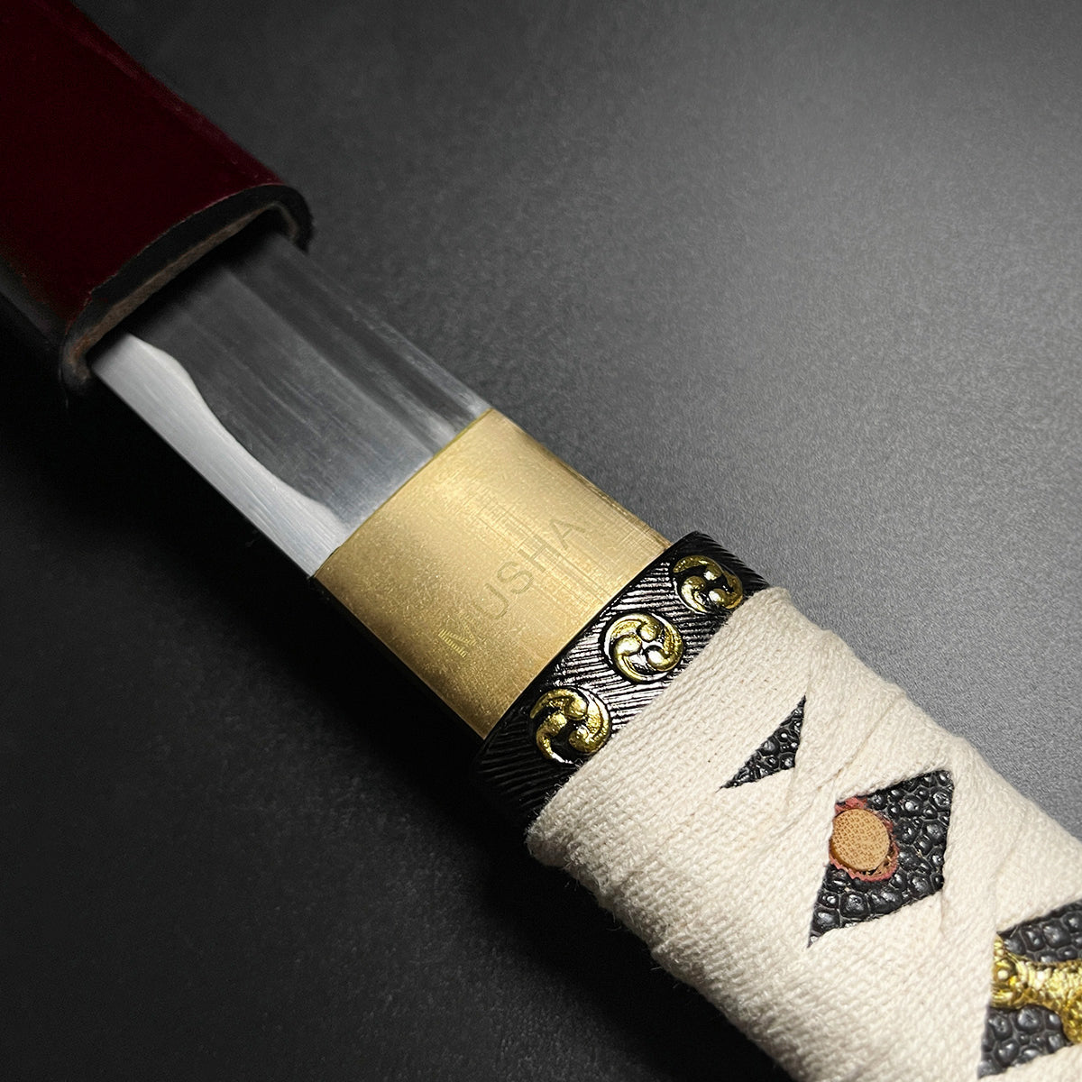 Musha Red Zetsurin Katana | Musha Collection Samurai Swords