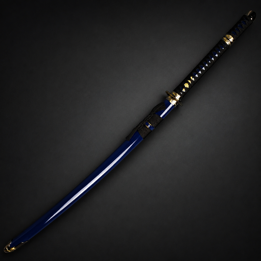 Musha Higanbana Katana w/ Tsuka Dagger (Blue)
