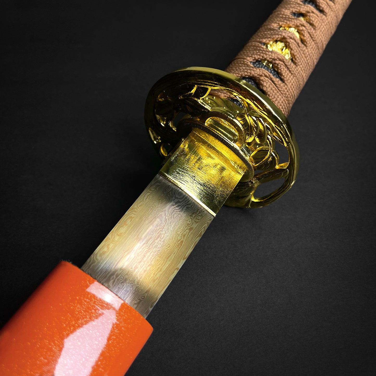 41" Hand Forged Samurai Sword. 28 1/2" Blade,11" Handle