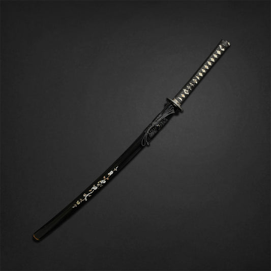 Musha Black "Bamboo & Plum Flower" Katana