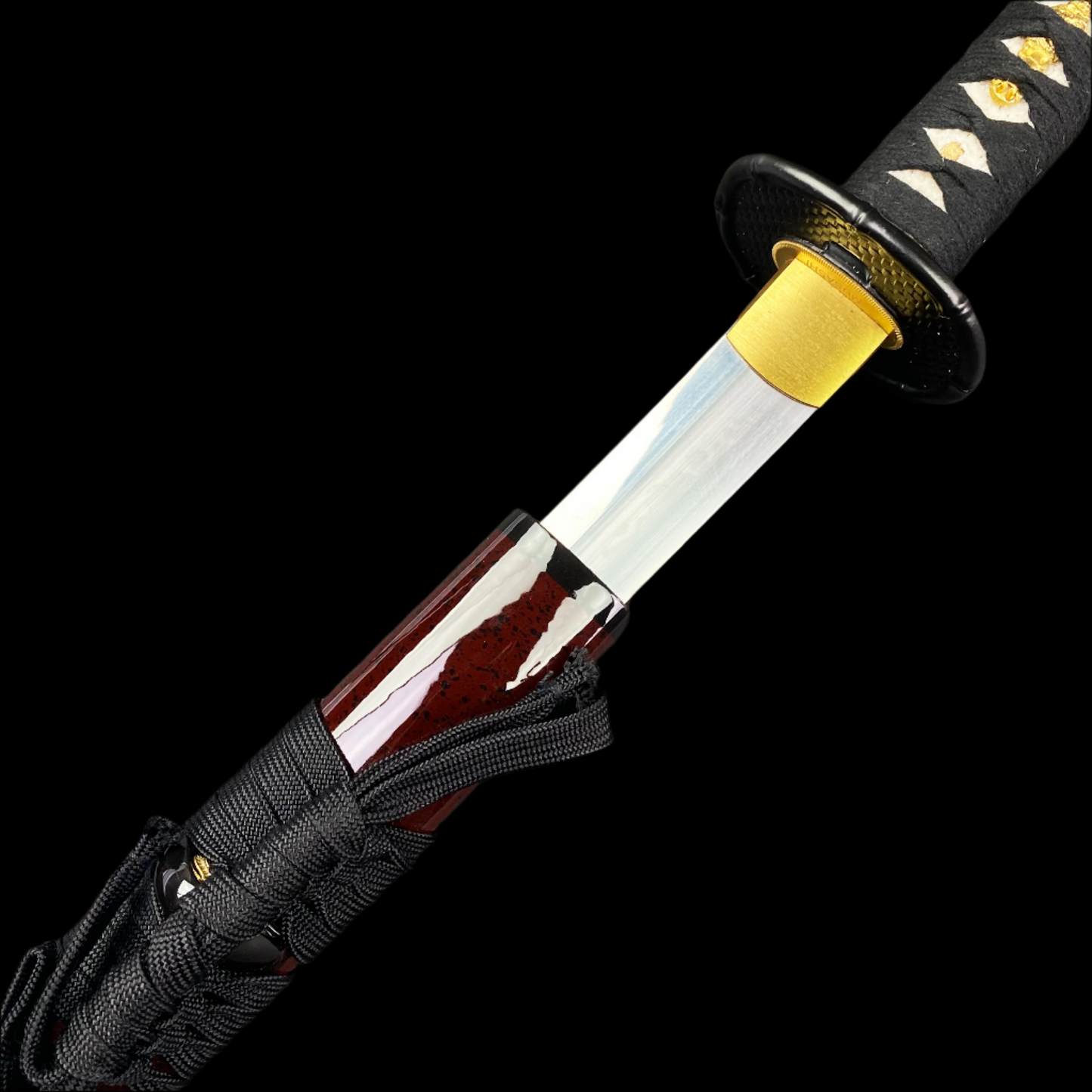 Musashi Igusa Omote Katana - Burgundy