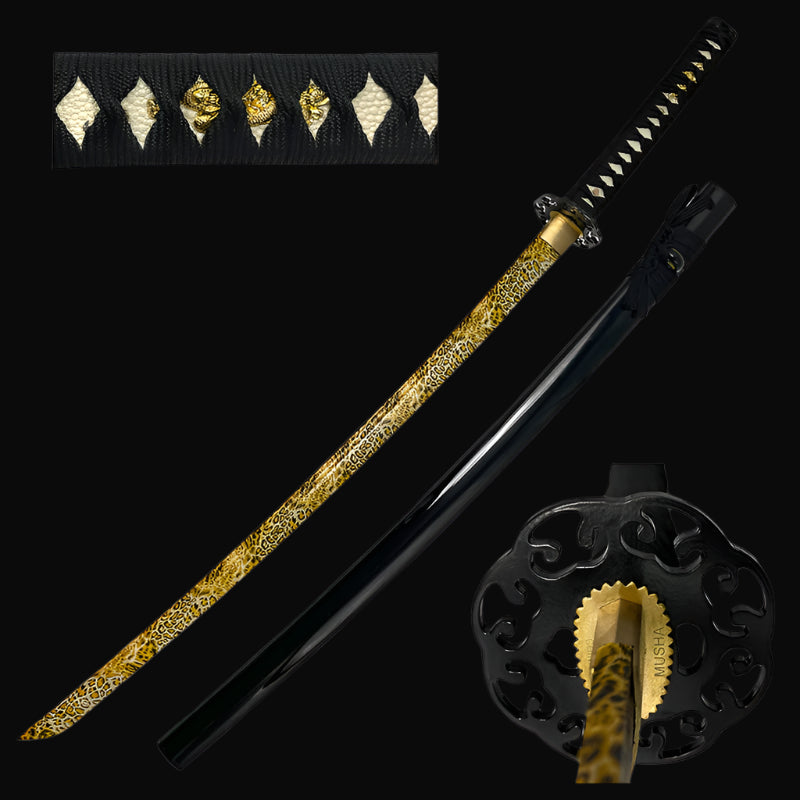 Musha Cheetah Print Samurai Sword