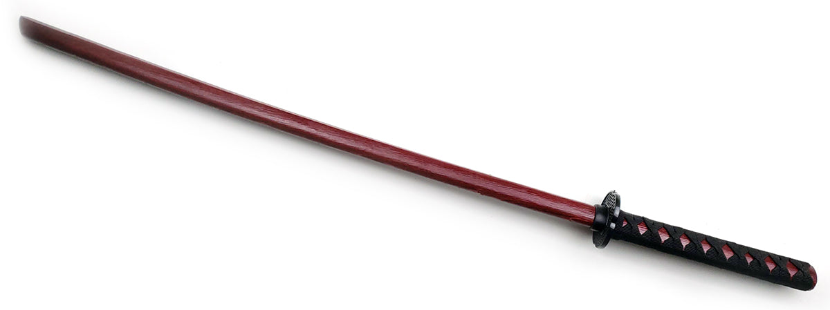 31 1/2" Red Wooden Samurai Sword (Bokken)