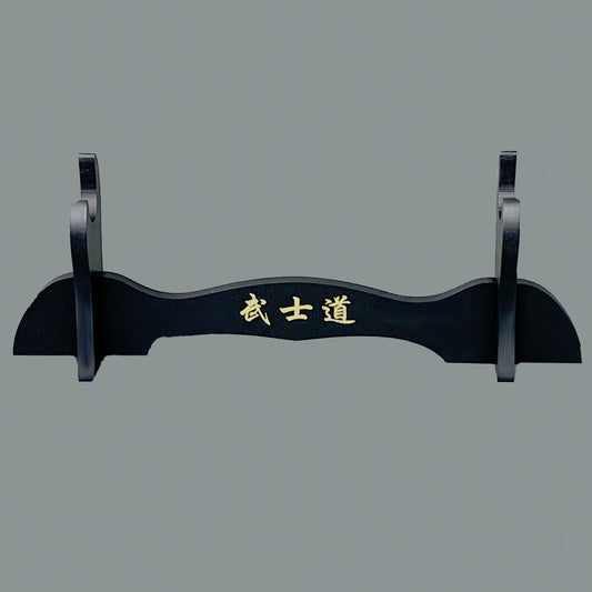 Black Samurai Sword Display Stand – Premium Katana Holder