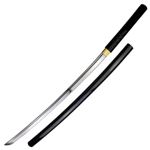 Musha Black Shirasaya - Authentic Samurai Swords for Sale Online.