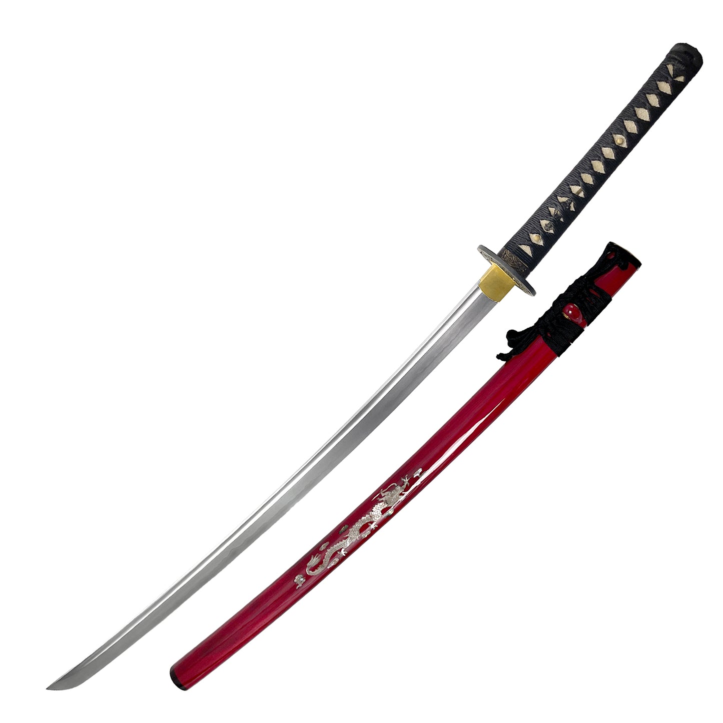Musha "Pearl Dragon" Red Katana