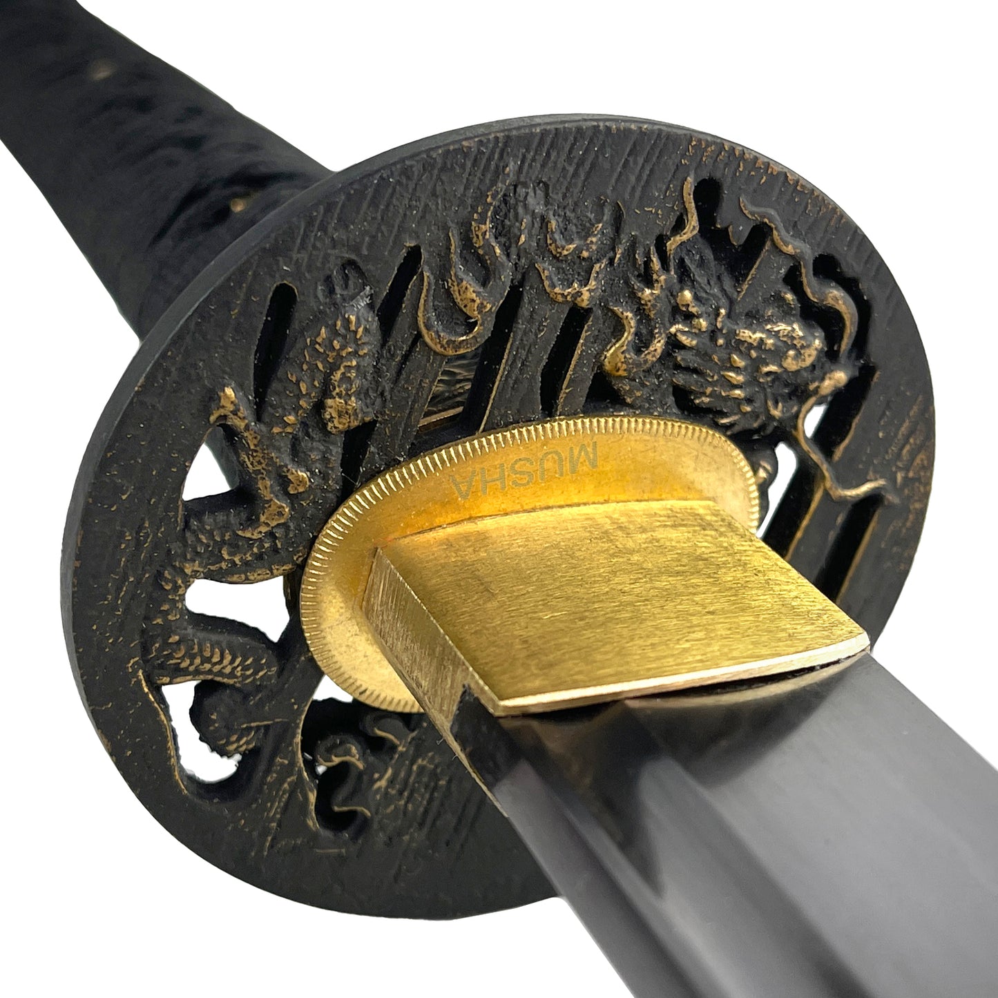 Musha "Pearl Dragon" Red Katana