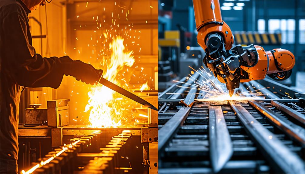 Handwork Vs Machine Work Craftsmanship Comparison: Hand-Made Vs. Machine-Made Swords