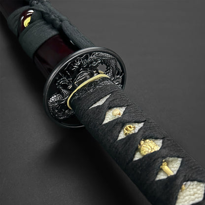 Order Musashi Red Ryu Katana for Sale - Musashi Sword