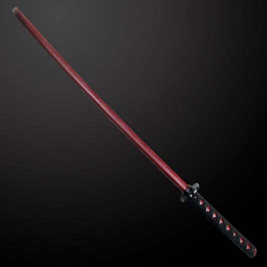 31 1/2" Red Wooden Samurai Sword (Bokken)