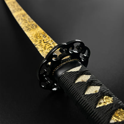 Musha "Hyou (ヒョウ)" Katana - Leopard-Print Samurai Sword
