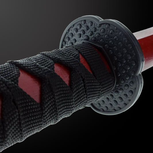 40" Red Bokken Samurai Sword(dragon)