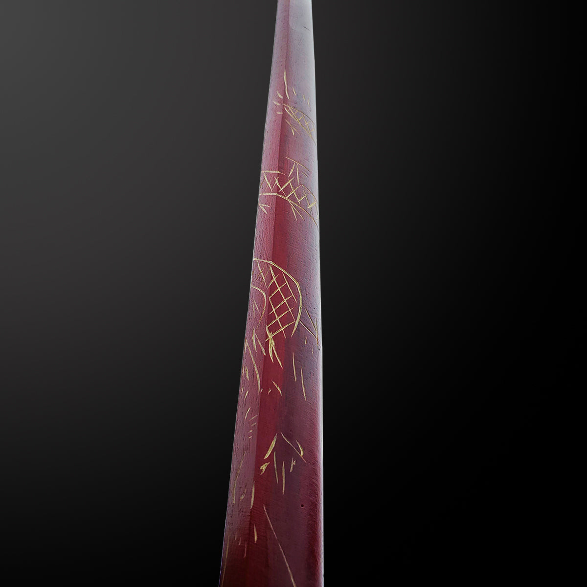 40" Red Bokken Samurai Sword (Dragon)