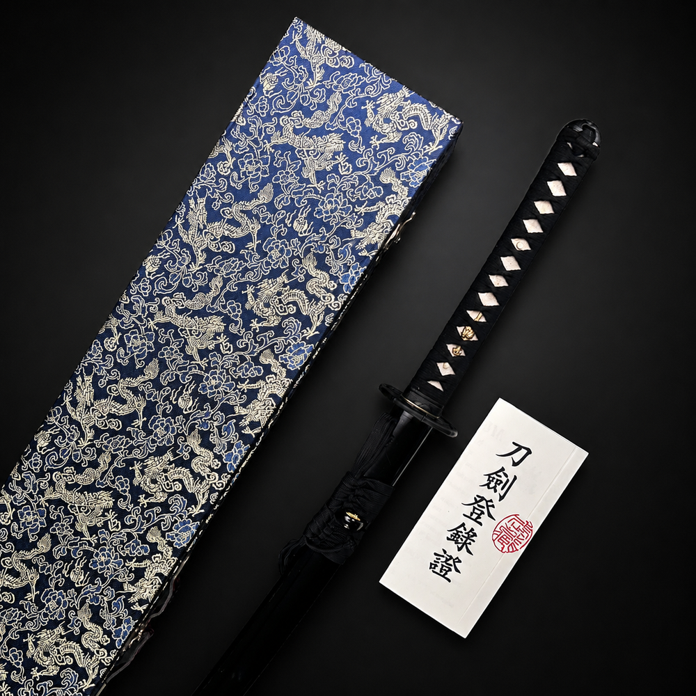 Musashi "Igusa Omote" Black Katana