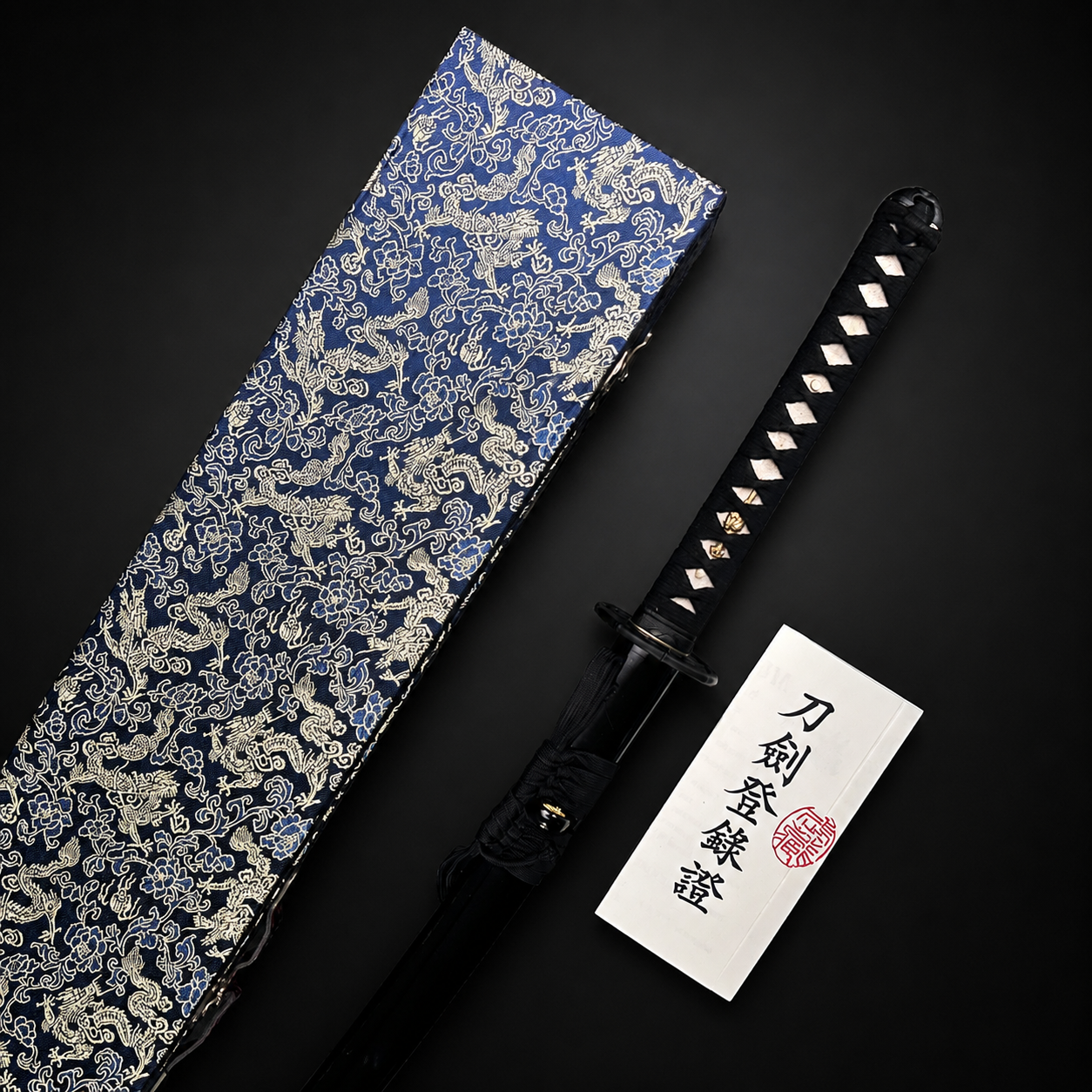 Musashi "Igusa Omote" Black Katana