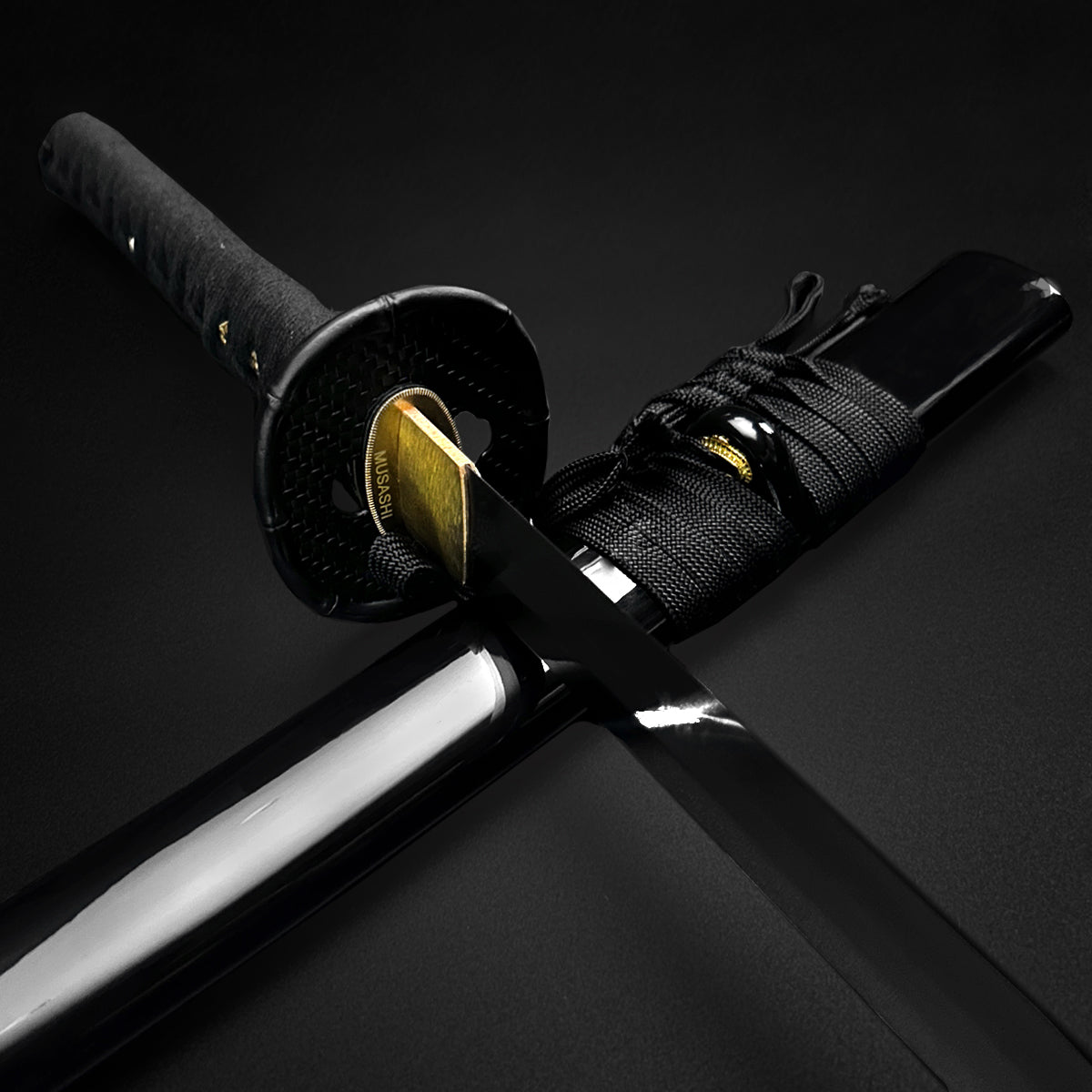 Musashi "Igusa Omote" Black Katana