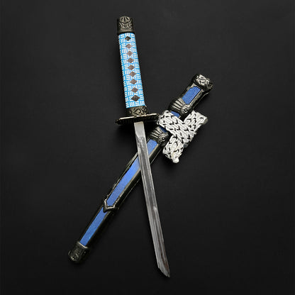 Mini Katana - Blue Samurai Sword Letter Opener