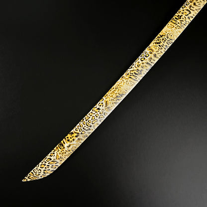 Musha "Hyou (ヒョウ)" Katana - Leopard-Print Samurai Sword
