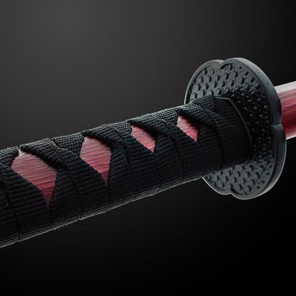 31 1/2" Red Wooden Samurai Sword (Bokken)