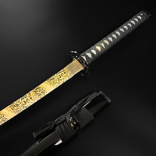 Musha "Hyoujin (豹刃)" Katana - Leopard-Print Samurai Sword