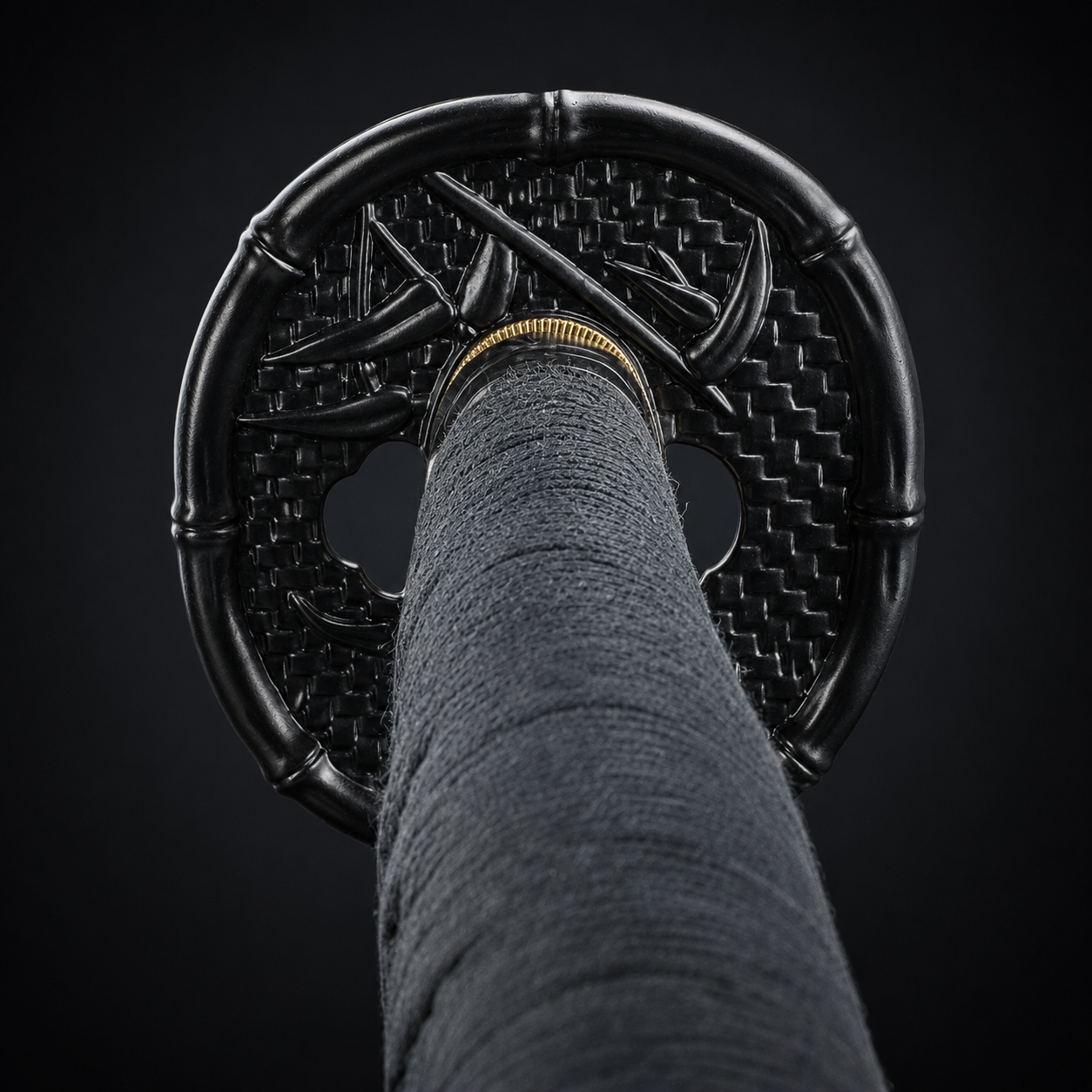 Musashi "Igusa Omote" Black Katana