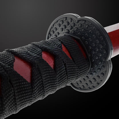 31 1/2" Red Wooden Samurai Sword (Bokken)