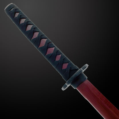 31 1/2" Red Wooden Samurai Sword (Bokken)