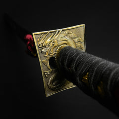 Musha Red Dragon Hand-Forged Katana.