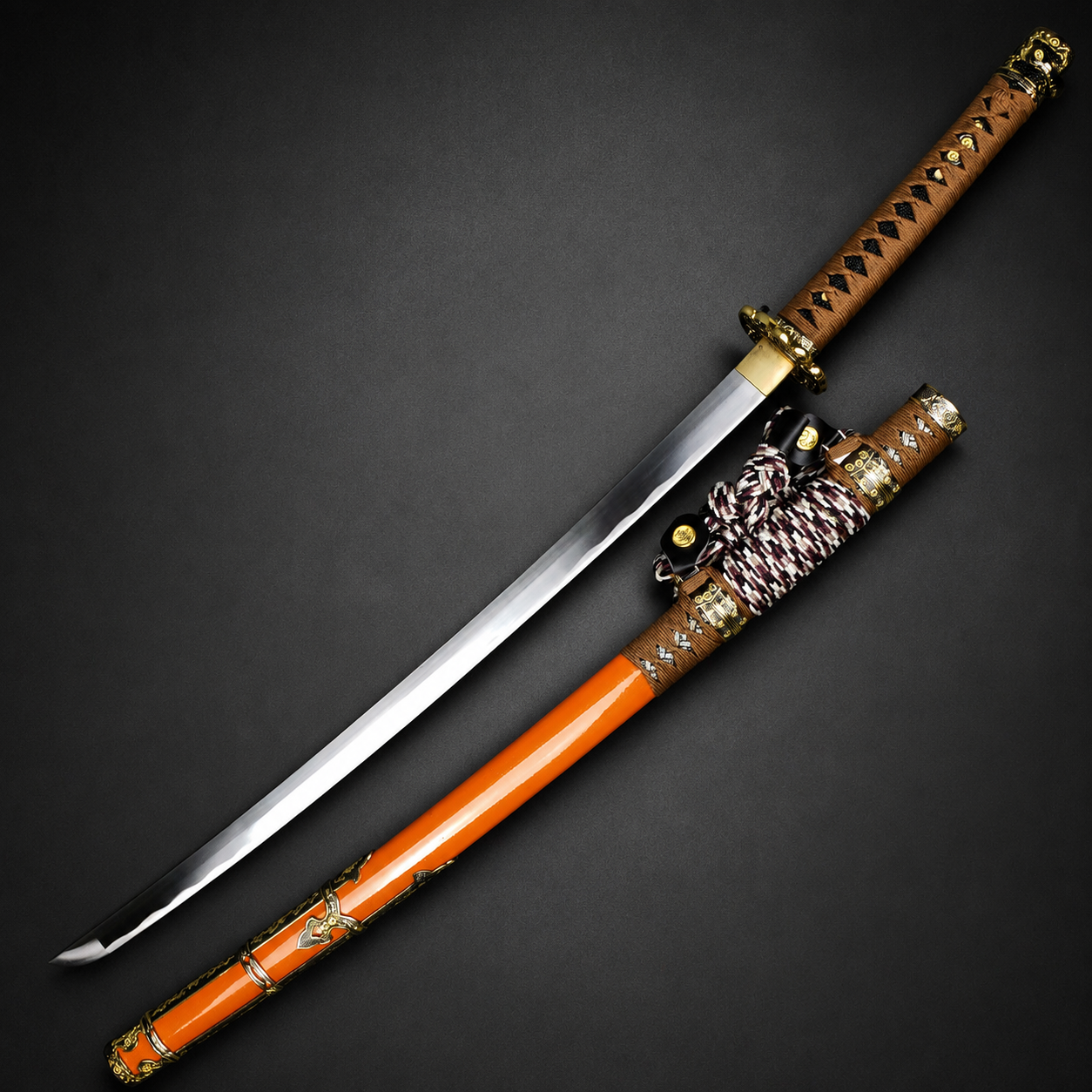 Musha Ceremonial Jintachi Katana (Gold)