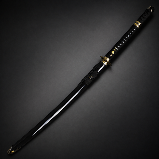 Musha Higanbana Katana w/ Tsuka Dagger (Black)