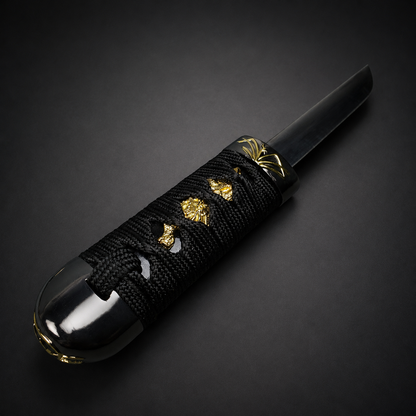 Musha Higanbana Katana w/ Tsuka Dagger (Black)