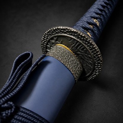 Musha "Mizuchi"(The Hornless Dragon) Blue Katana