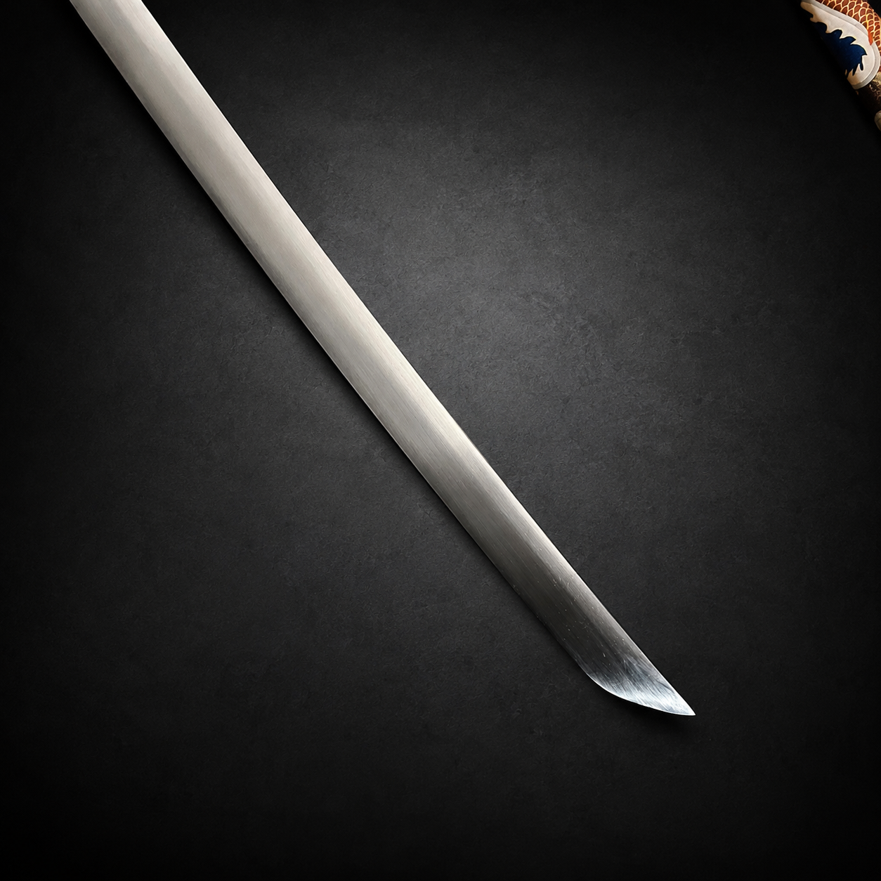 Musha "Mizuchi"(The Hornless Dragon) Blue Katana