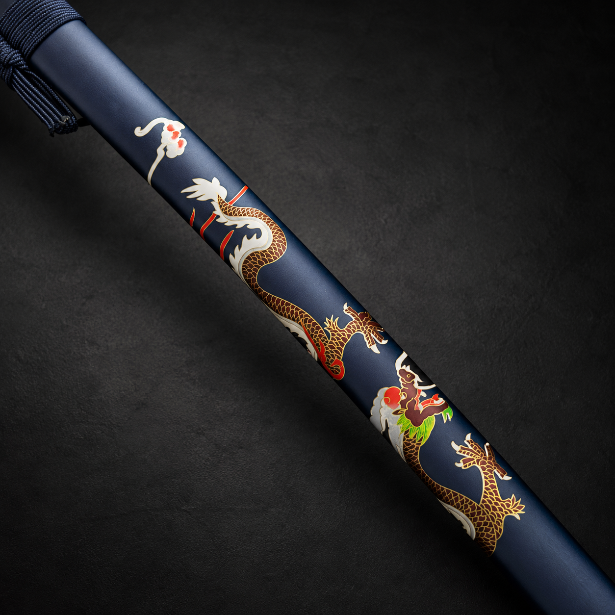 Musha "Mizuchi"(The Hornless Dragon) Blue Katana