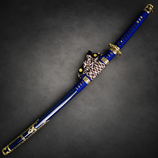 Musha Ceremonial Jintachi Katana (Blue)