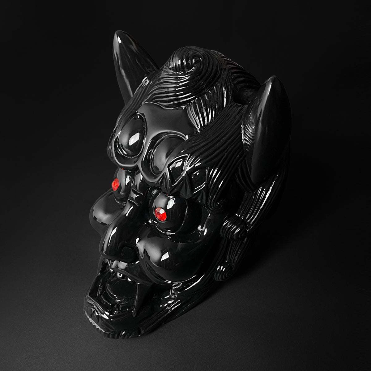 Decorative Black Demon Face Sai Holder