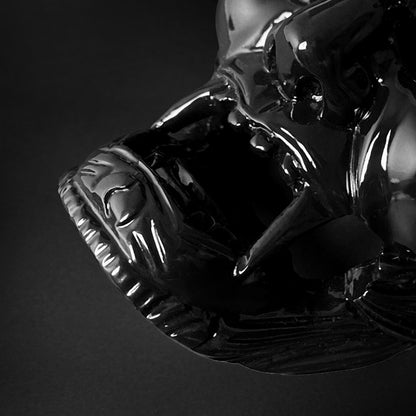 Decorative Black Demon Face Sai Holder