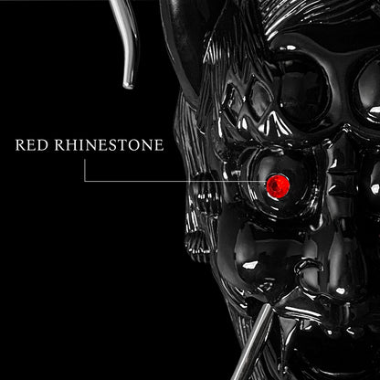 Decorative Black Demon Face Sai Holder