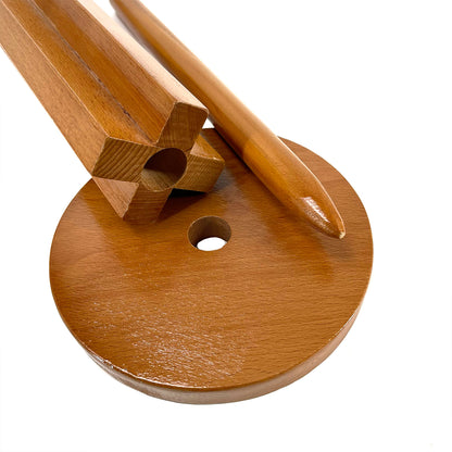 35" Wood Kando cutting stand