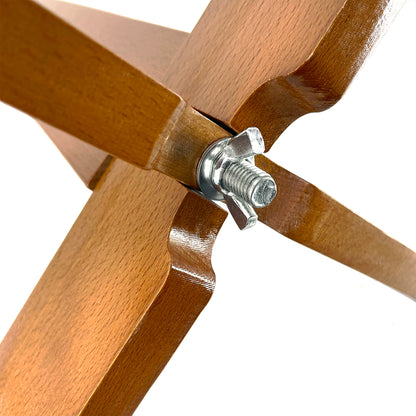 35" Wood Kando cutting stand