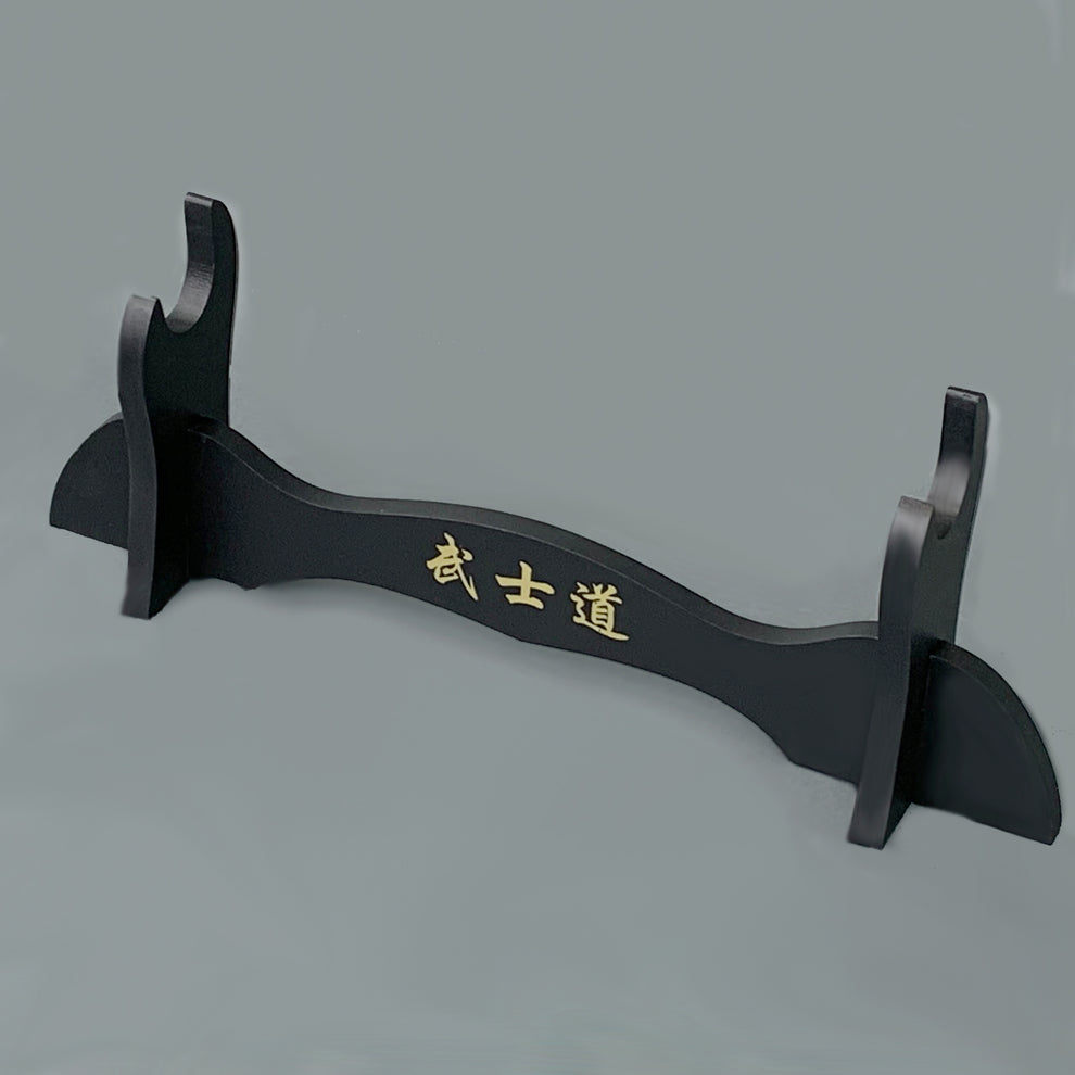 Black Samurai Sword Display Stand – Premium Katana Holder | Musashi Swords